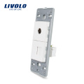 Livolo EUA 110 V 220 V Telefone RJ11 E Tomada de TV tomada de parede VL-C5-1TV-11